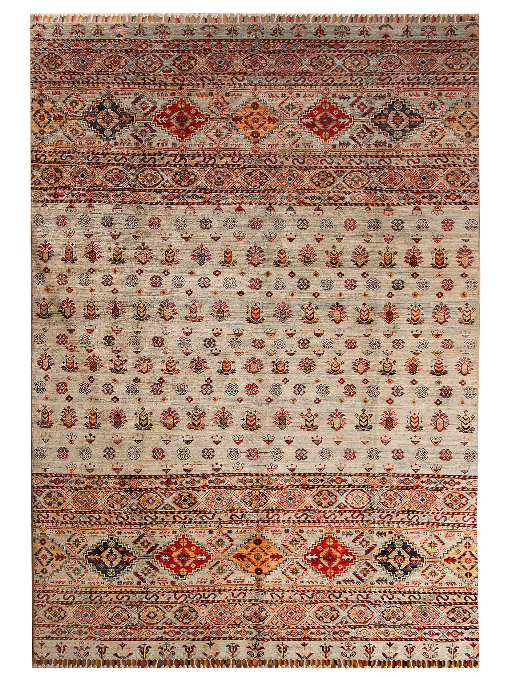 Chobi Schal ca. 203 x 296 cm, Unikat / Einzelstück