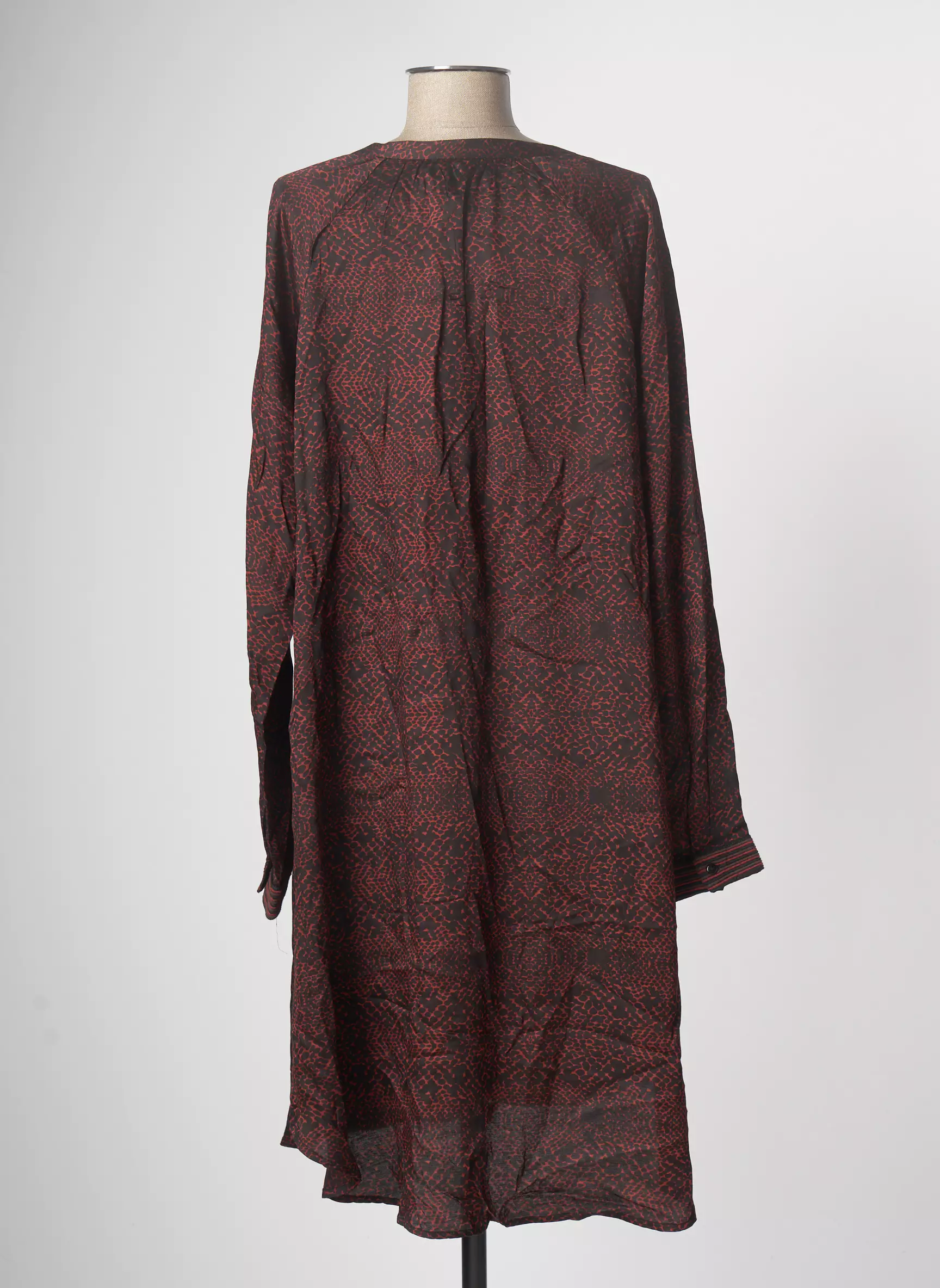 Nu Robes Mi Longues Femme couleur rouge