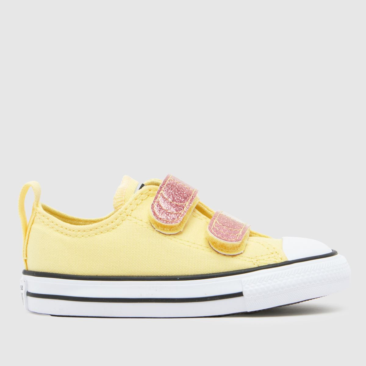 Converse gula all star lo 2v flickor småbarnsskor