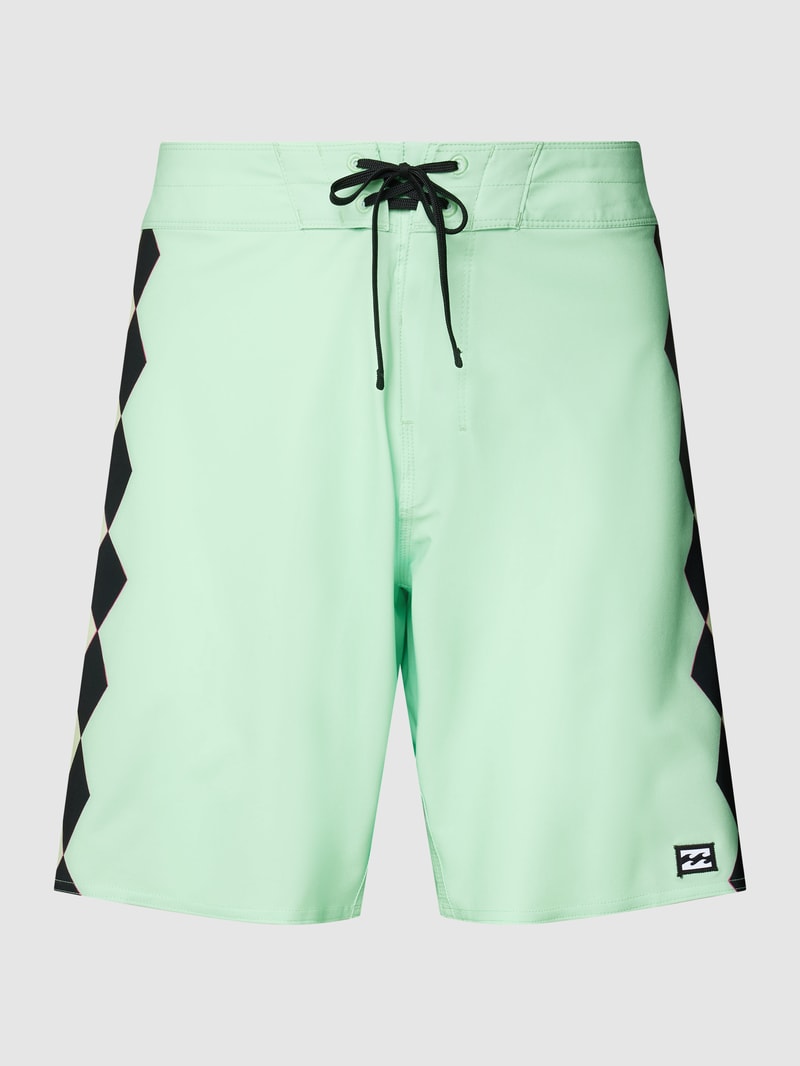 Badehose mit Label-Patch Modell 'CICLO' in mint