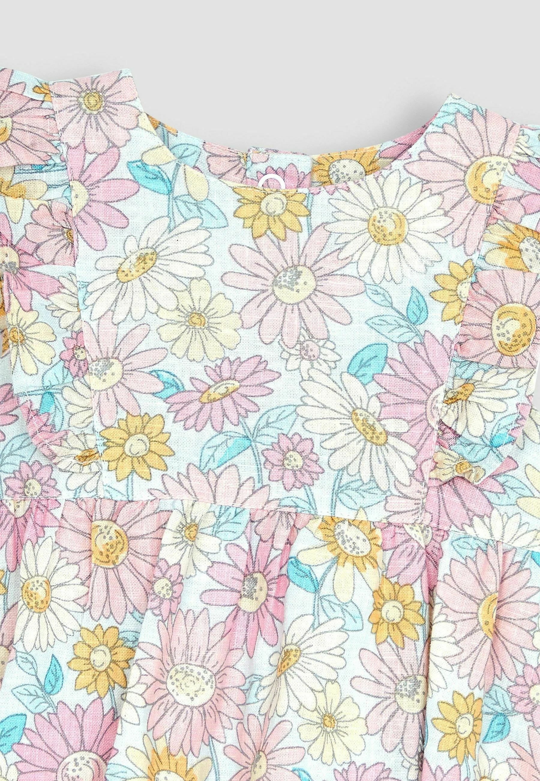JoJo Maman Bébé SUNFLOWER BUBBLE ROMPER - REGULAR FIT - Mono