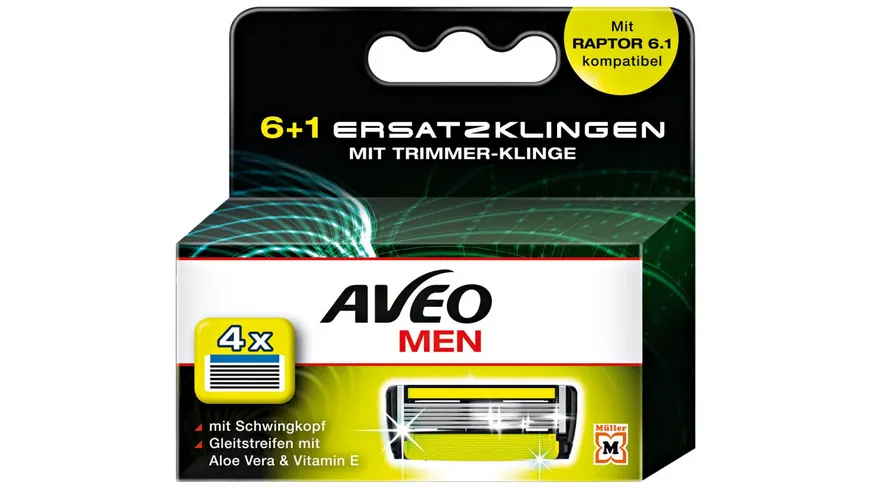 AVEO MEN 6 Klingen Herren Ersatzklingen