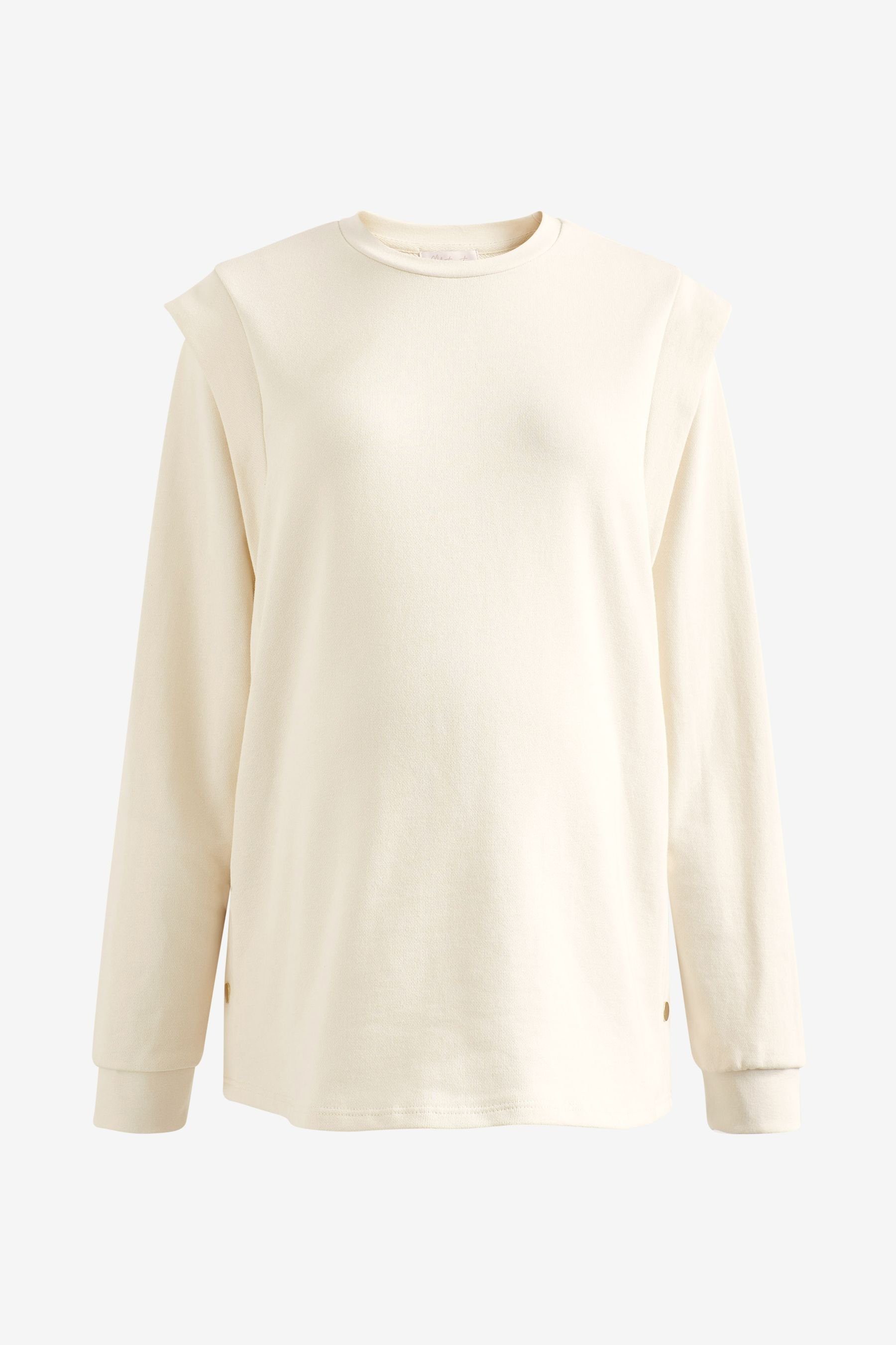 Next Umstandssweatshirt Umstandsmode/Stillmode: Sweatshirt mit Druckknopf (1-tlg)