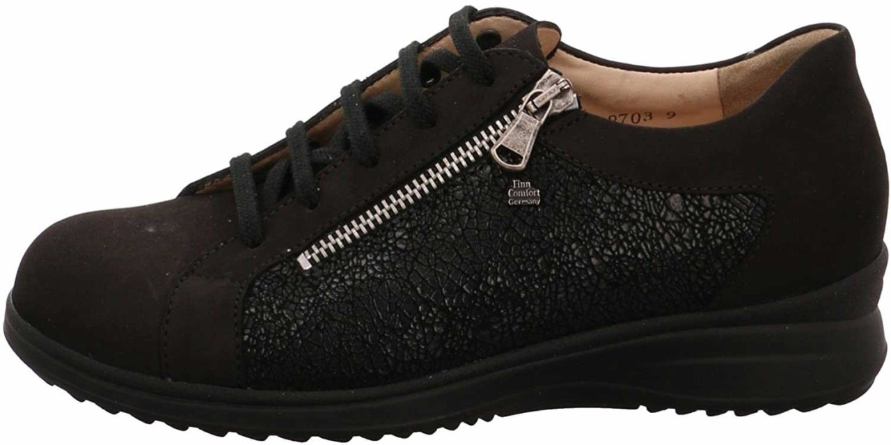 FINN COMFORT Freizeit Schnürer schwarz