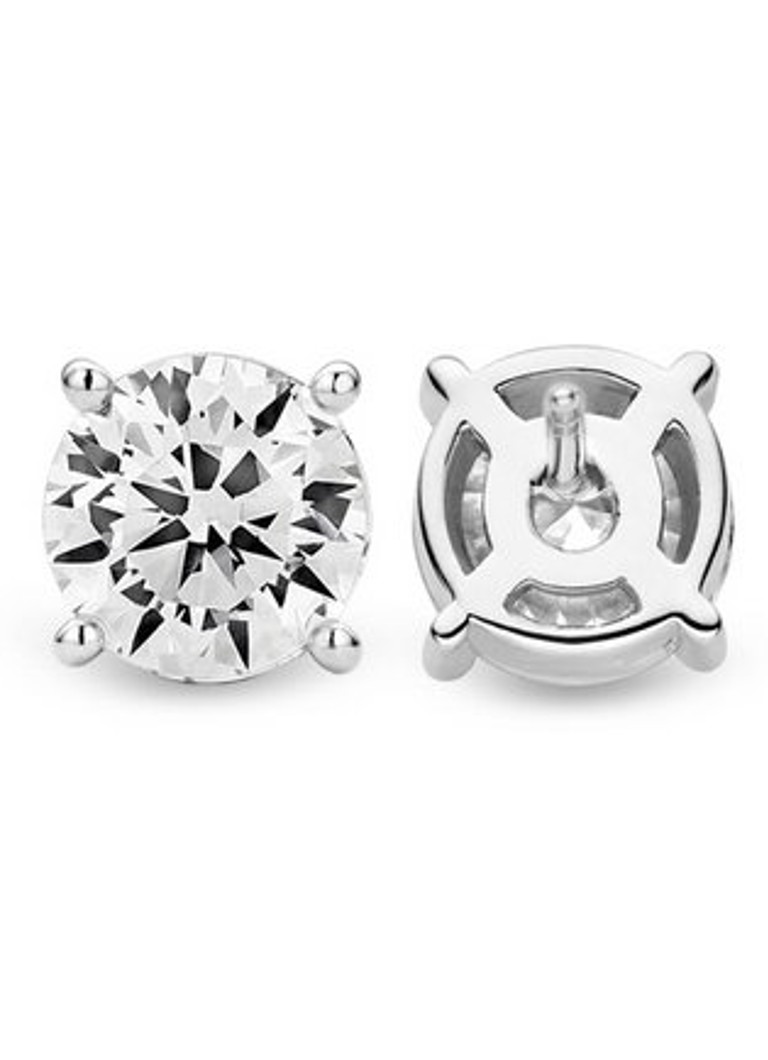 TI SENTO - Milano  Oorknopjes van zilver met zirkonia 7321ZI