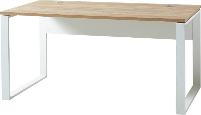 GERMANIA Schreibtisch Loni Braun 1.200 x 1.170 x 750 mm