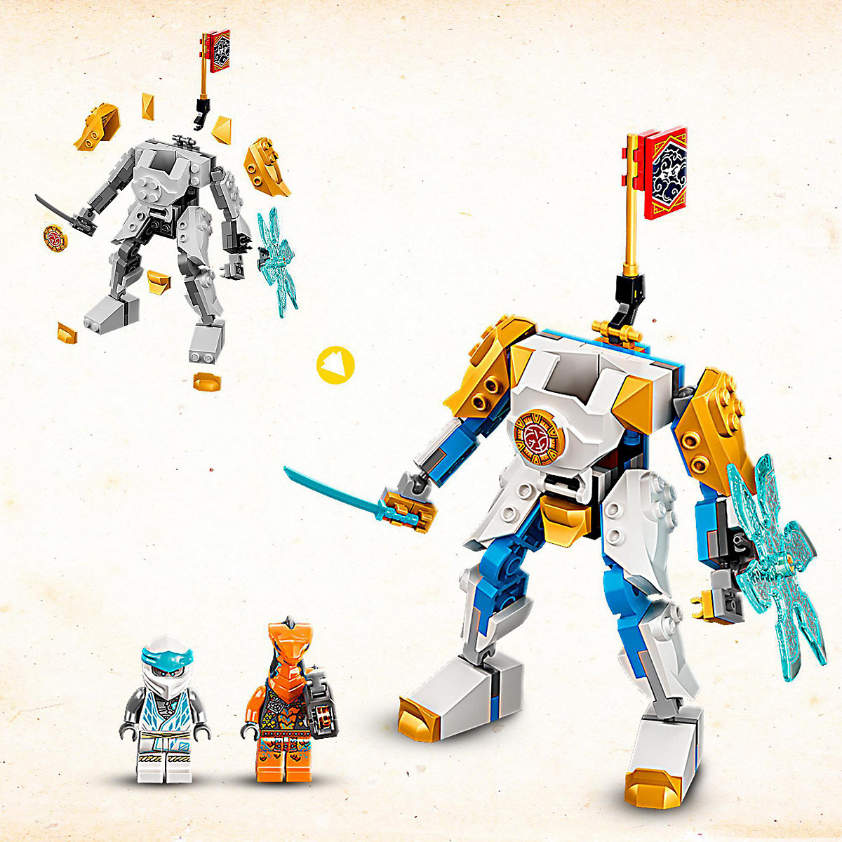 LEGO® Ninjago 71761 Zanes Power-Up-Mech EVO