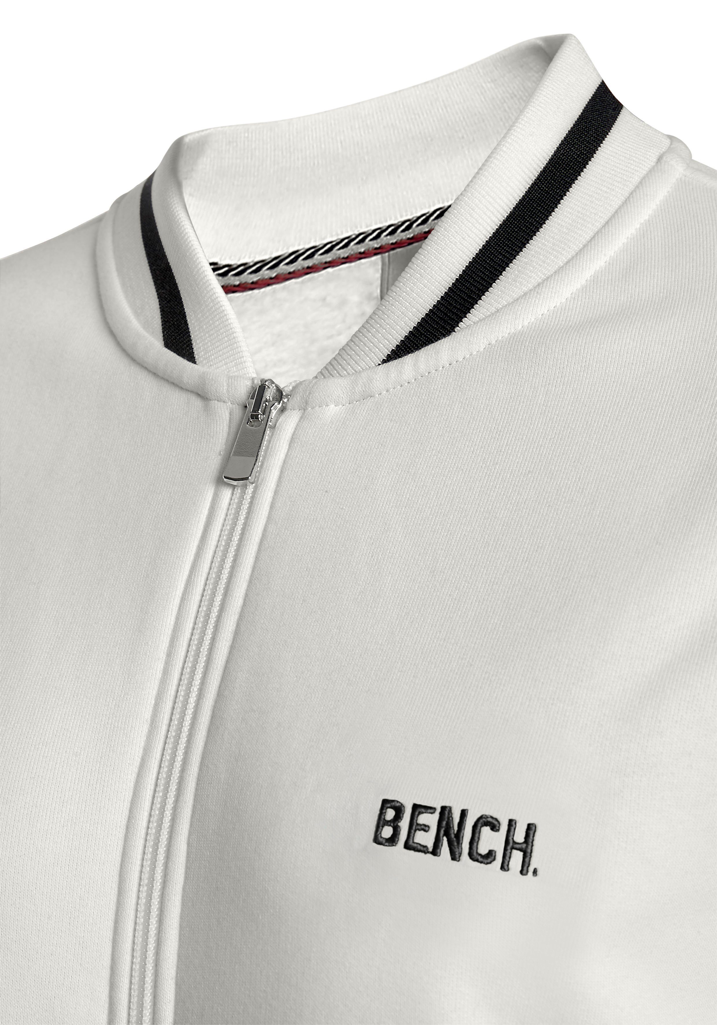 Bench. Sweatjacke im Collegestyle, Loungeanzug