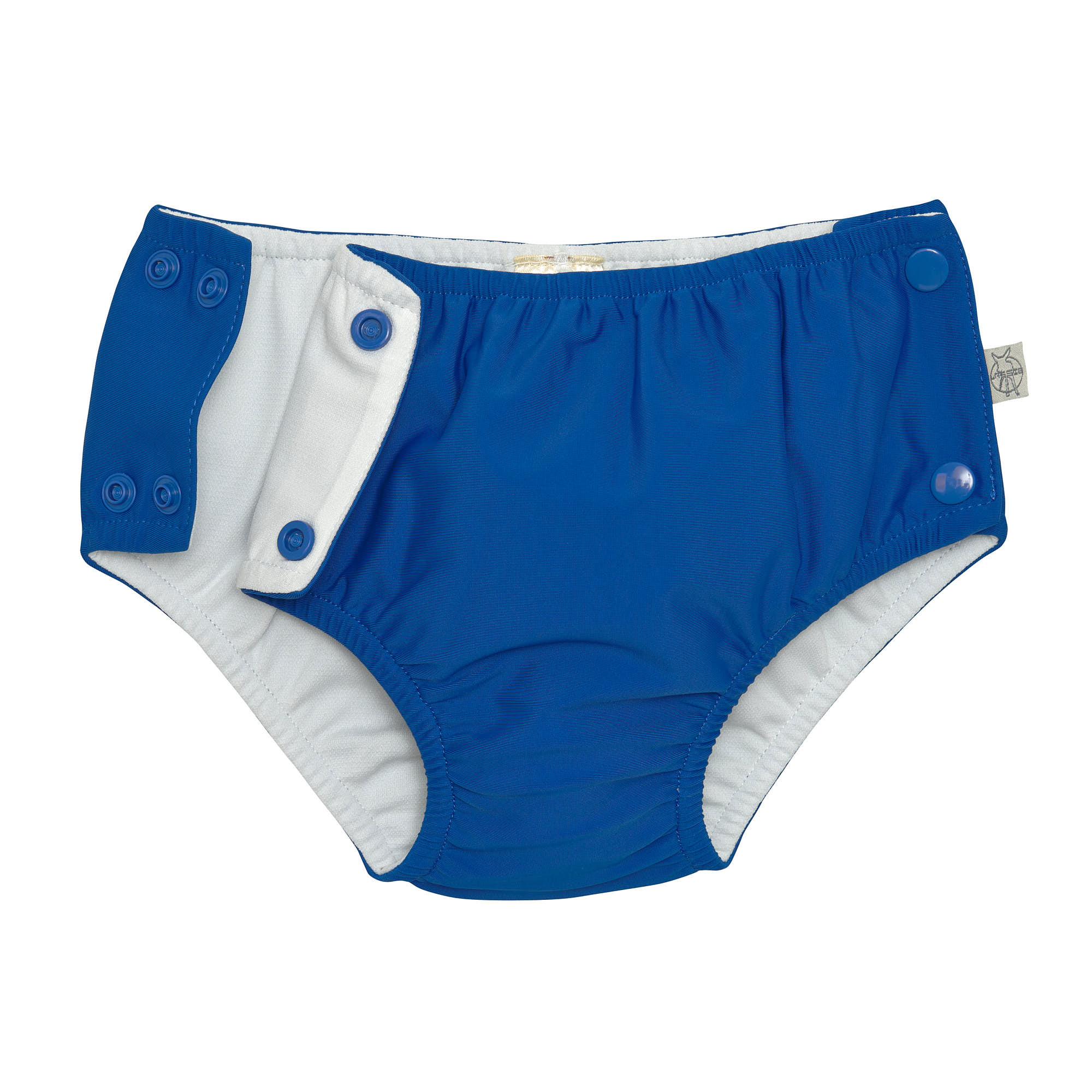Schwimmwindel mit Druckknöpfen, Blau