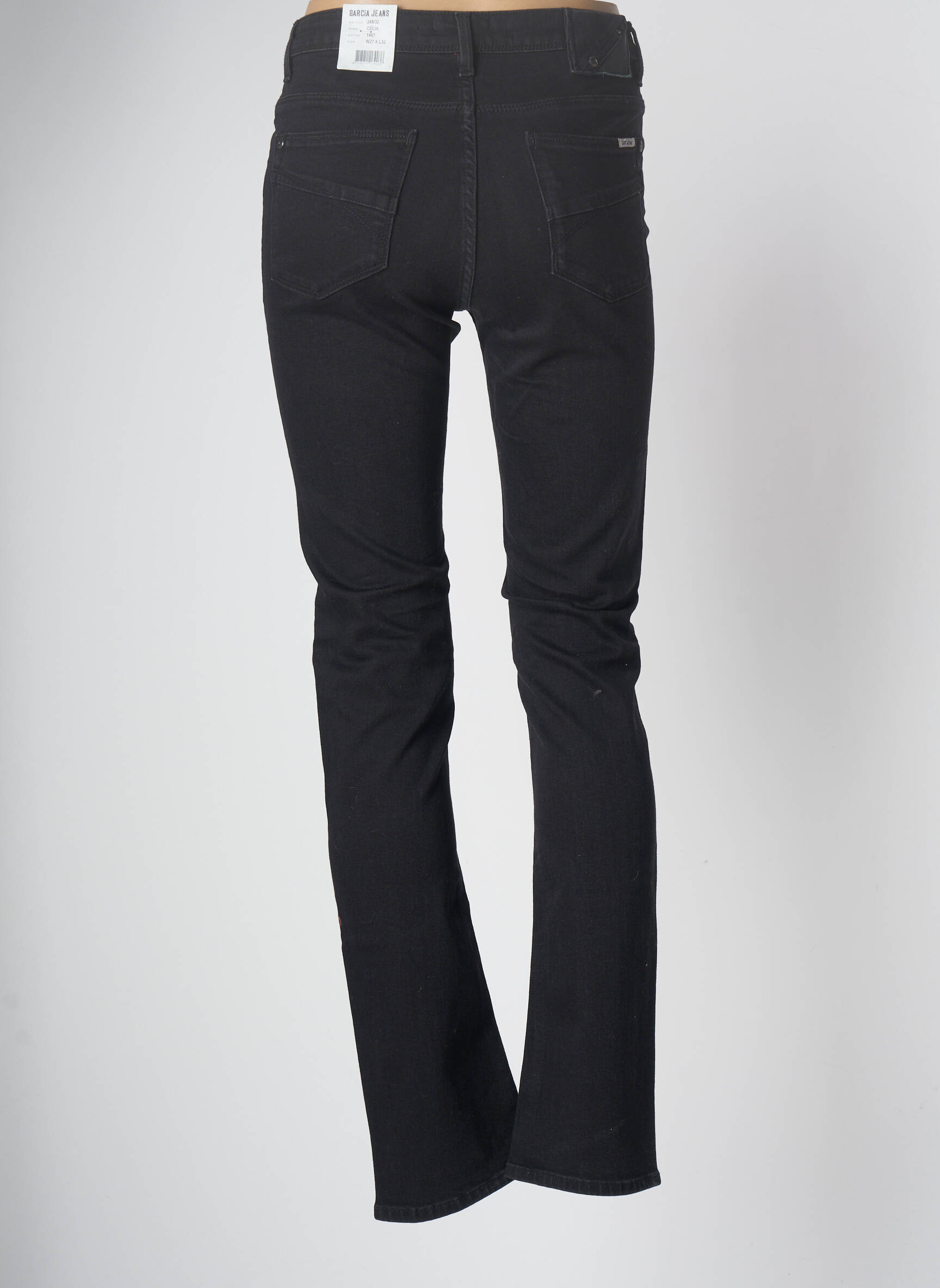 Garcia Jeans Coupe Droite Femme couleur noir