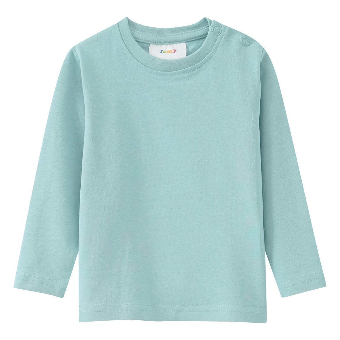 2 Baby Langarmshirts im Basic-Style