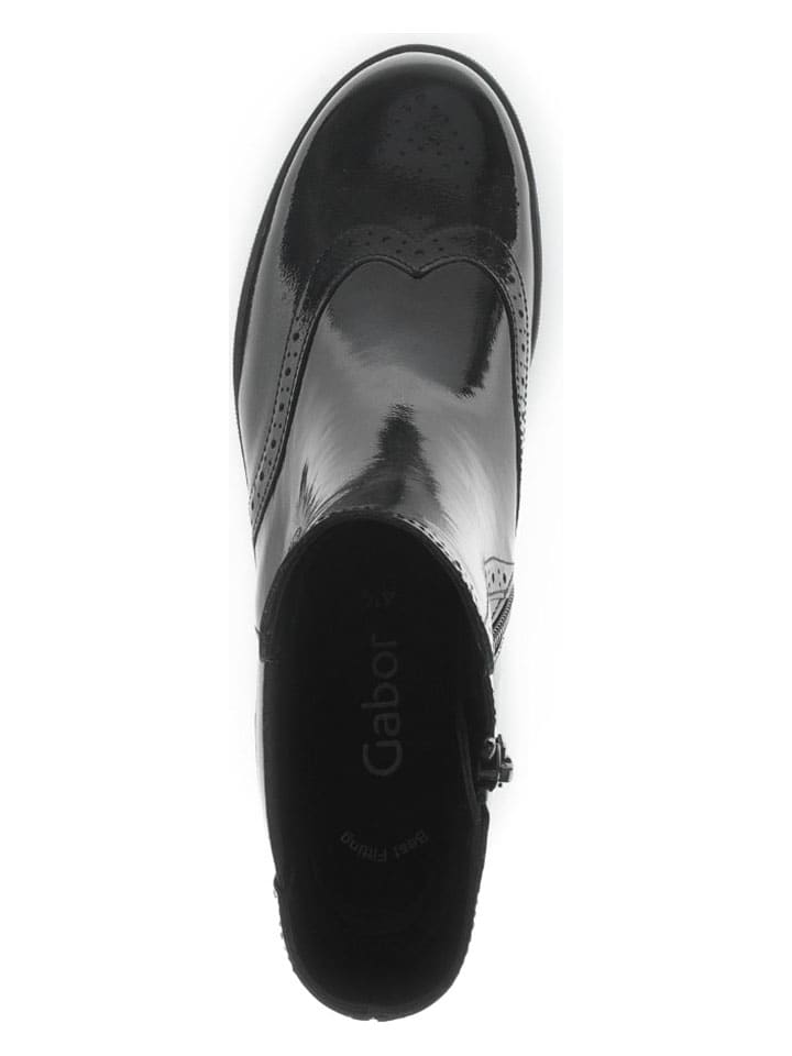 Gabor Leder-Stiefeletten in Schwarz günstig kaufen