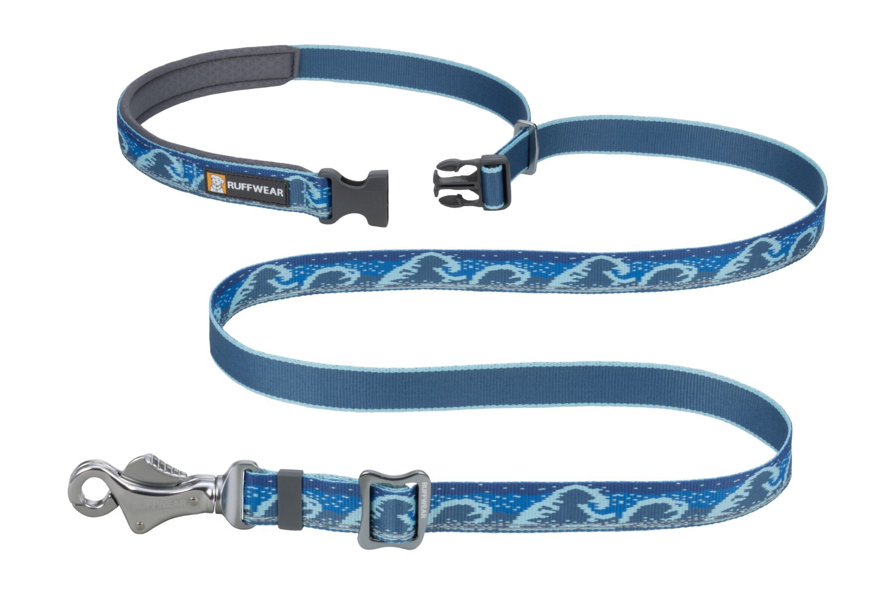 Ruffwear Hundeleinen Ruffwear Verstellbare Hundeleine Crag EX™ blau/ türkis