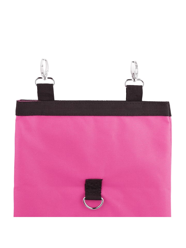 relaxdays Heutasche in Pink/ Schwarz - (B)25 x (H)31 cm günstig kaufen onesize