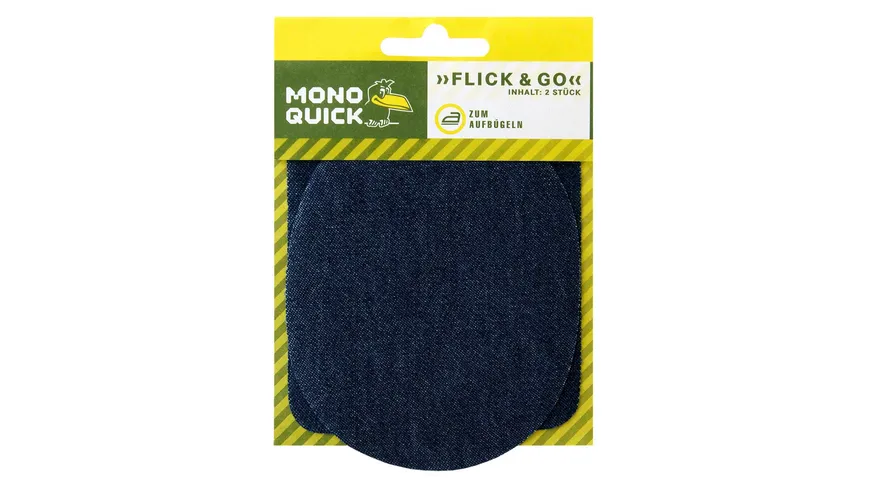 Mono Quick Bügelmotiv Flicken dunkelblau