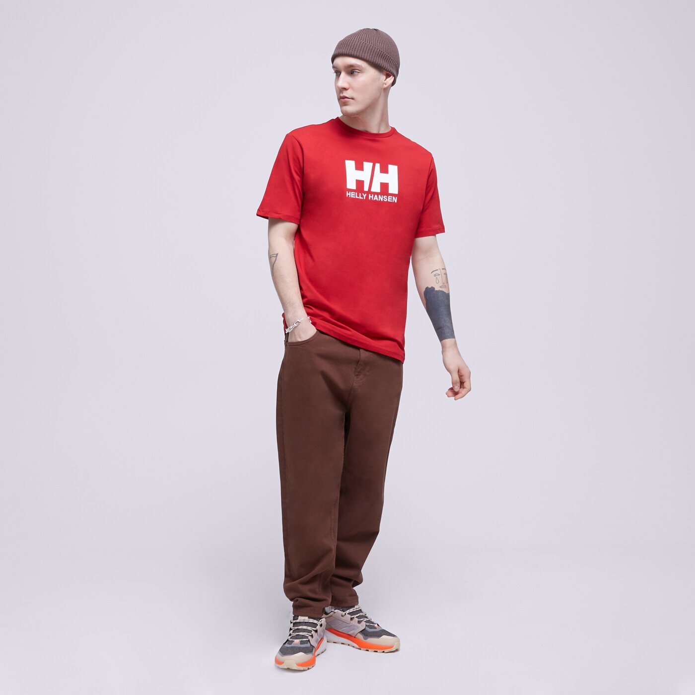 HELLY HANSEN T-SHIRT HH LOGO Rot