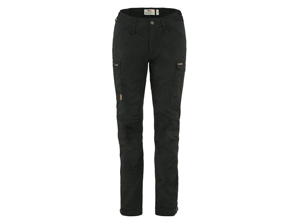 Fjällräven Kaipak Curved Black Damen Trekkinghose