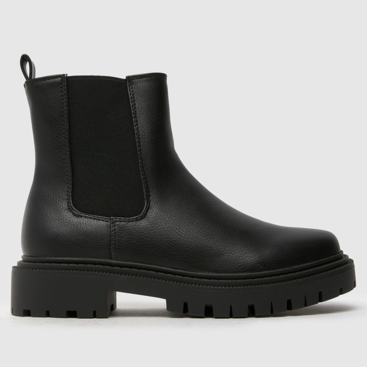 Schuh fekete Click Chunky Chelsea Lányos Ifjúsági Csizma