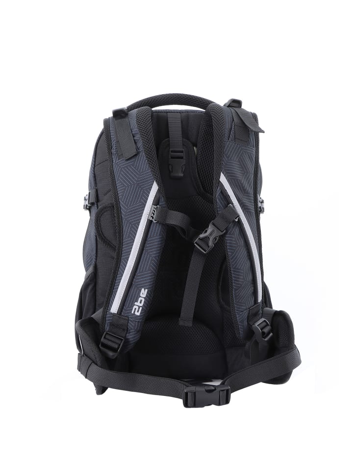 2Be Schulrucksack in anthrazit-schwarz günstig kaufen onesize