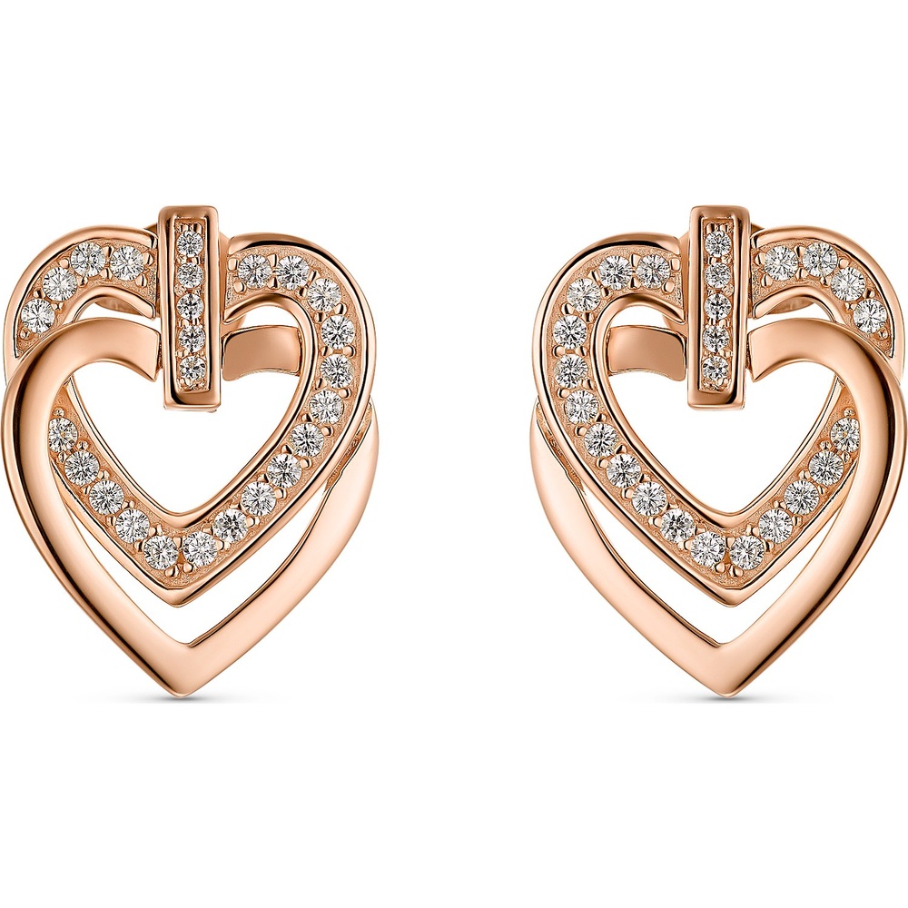 Jette Boucles d'oreilles à fermoir à poussette 925 Argent Boucles d'oreilles