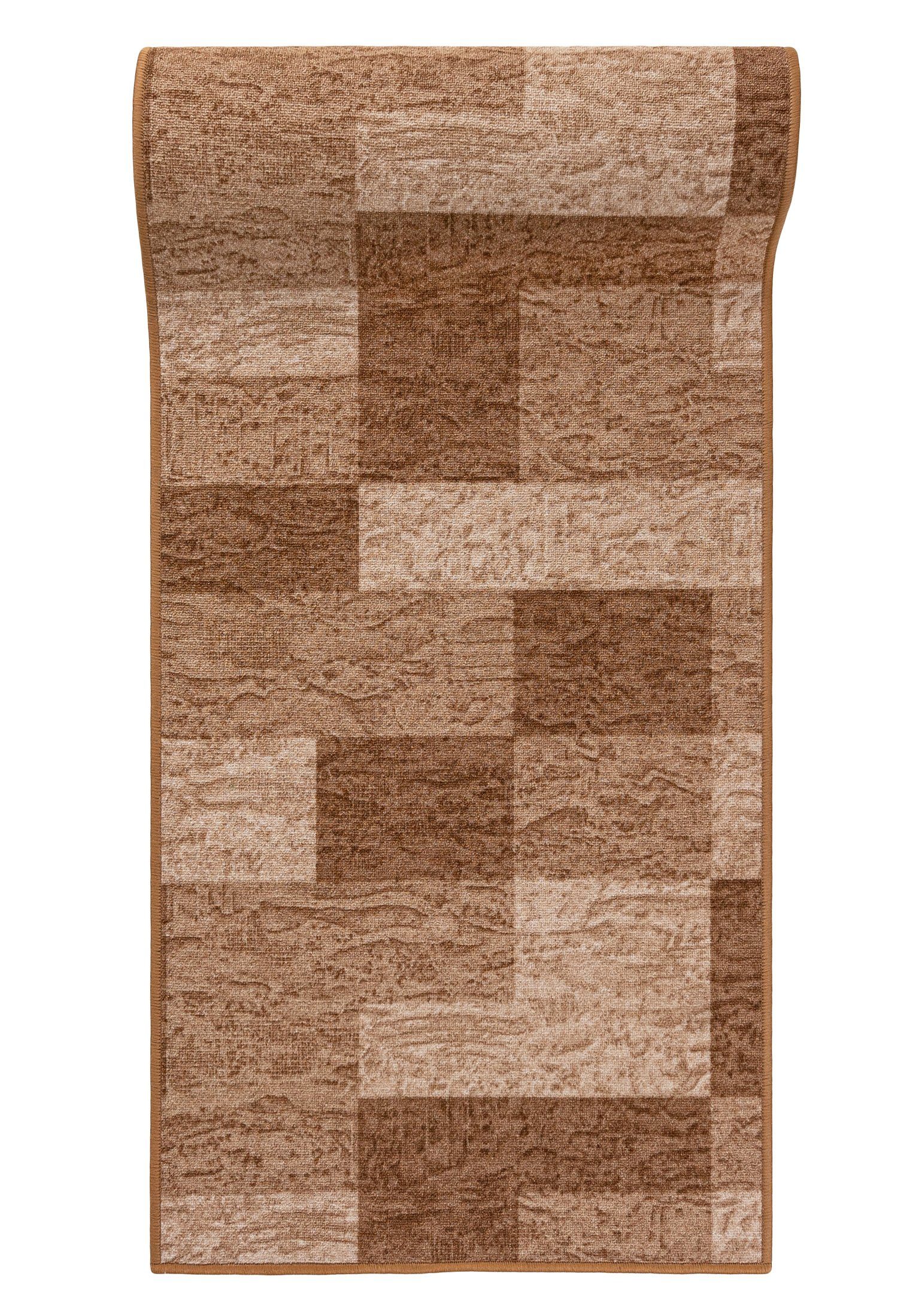 Läufer Läufer Teppichläufer Brücke - Vorzimmer Küche - Beige, Mazovia, 67 x 100 cm, Kurzflor, Rutschfest, Meterware, Verschiedene Größen