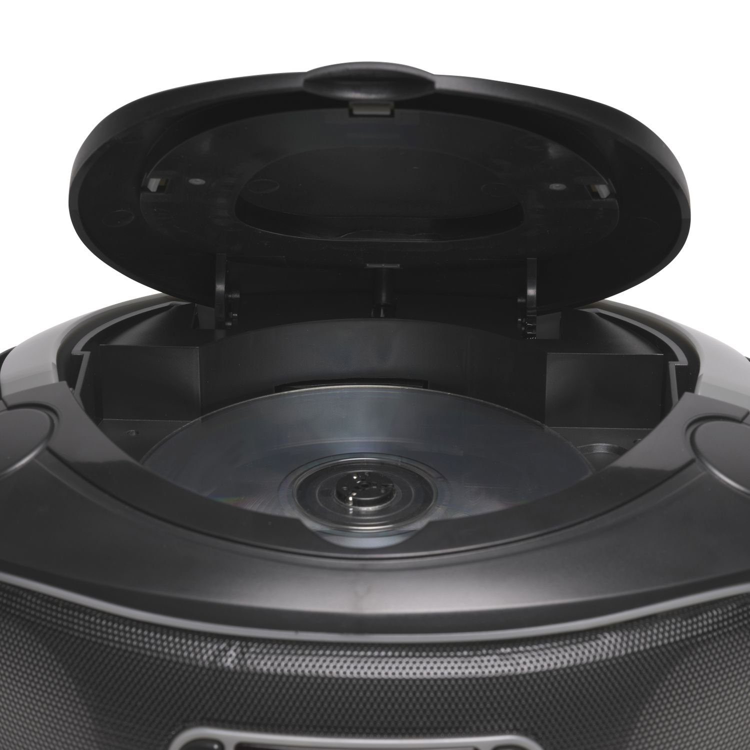 Denver TCL-212BT GREY Boombox (UKW Radio, Bluetooth, USB, AUX-IN, Kopfhörerausgang und LED Partylicht)