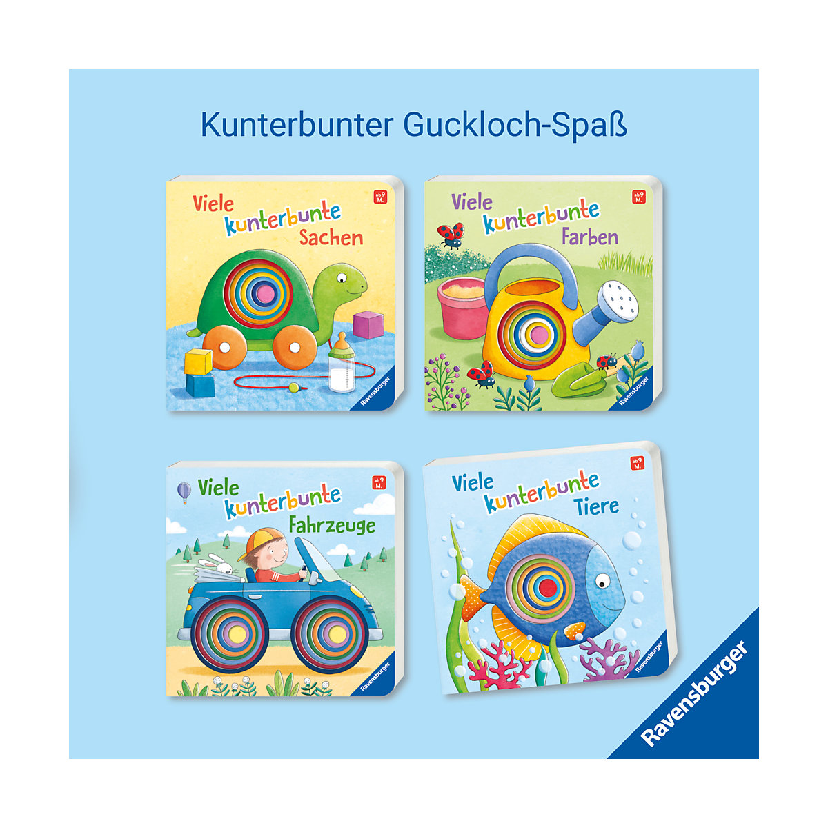 Viele kunterbunte Sachen
