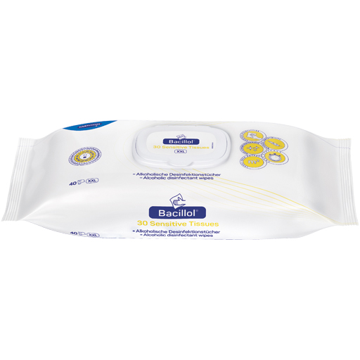 BACILLOL 30 Sensitive Tissues Flow-Pack  40 St  Tücher