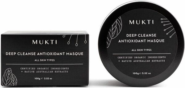 Mukti Organics Deep Cleanse Antioxidant Masque Gesichtsmaske