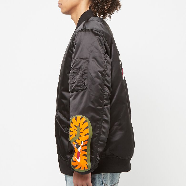 A Bathing Ape Shark MA-1 Black