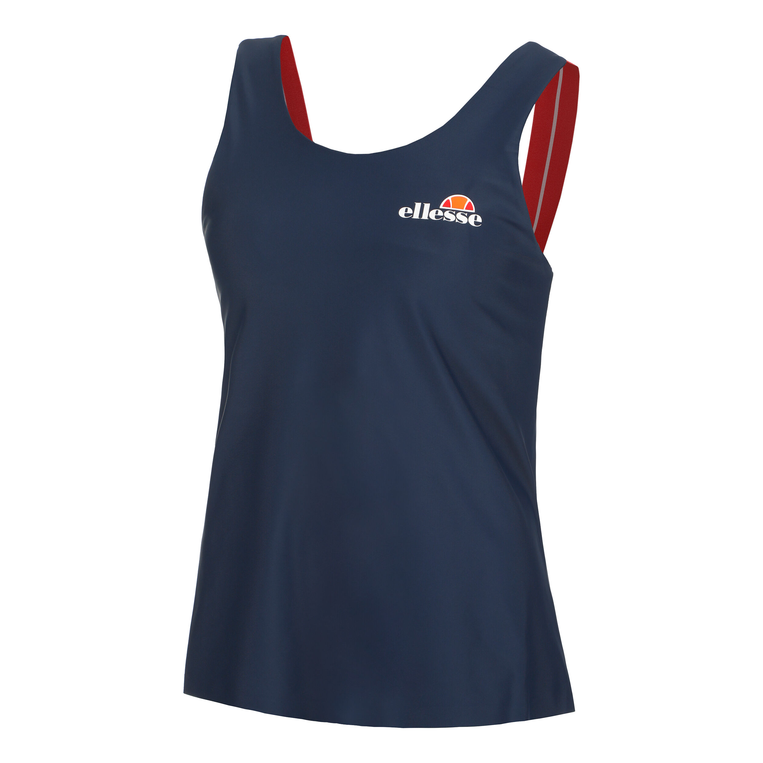 Quincy Tank-Top Damen - Dunkelblau, Rot
