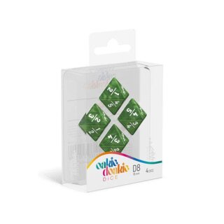 Oakie Doakie Dice W8 Würfel 18 mm Goyf Marble - Grün (4)