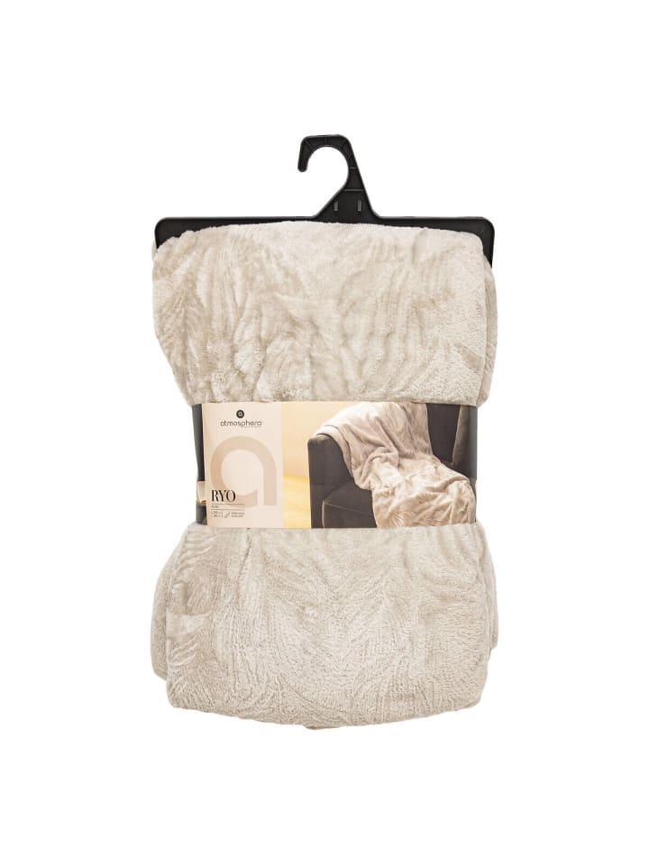 Atmosphera Créateur d'intérieur Kuscheldecke in beige günstig kaufen onesize