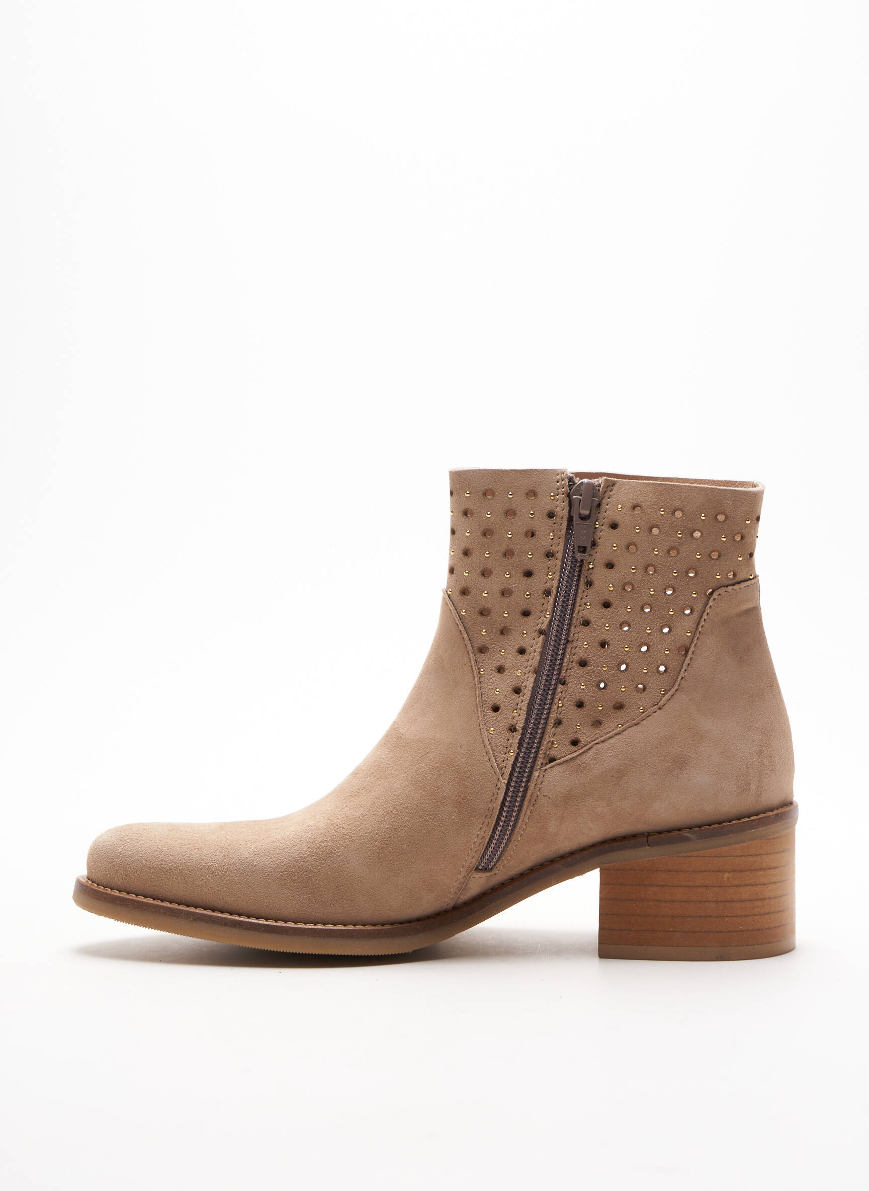 Myma Bottines Femme couleur beige