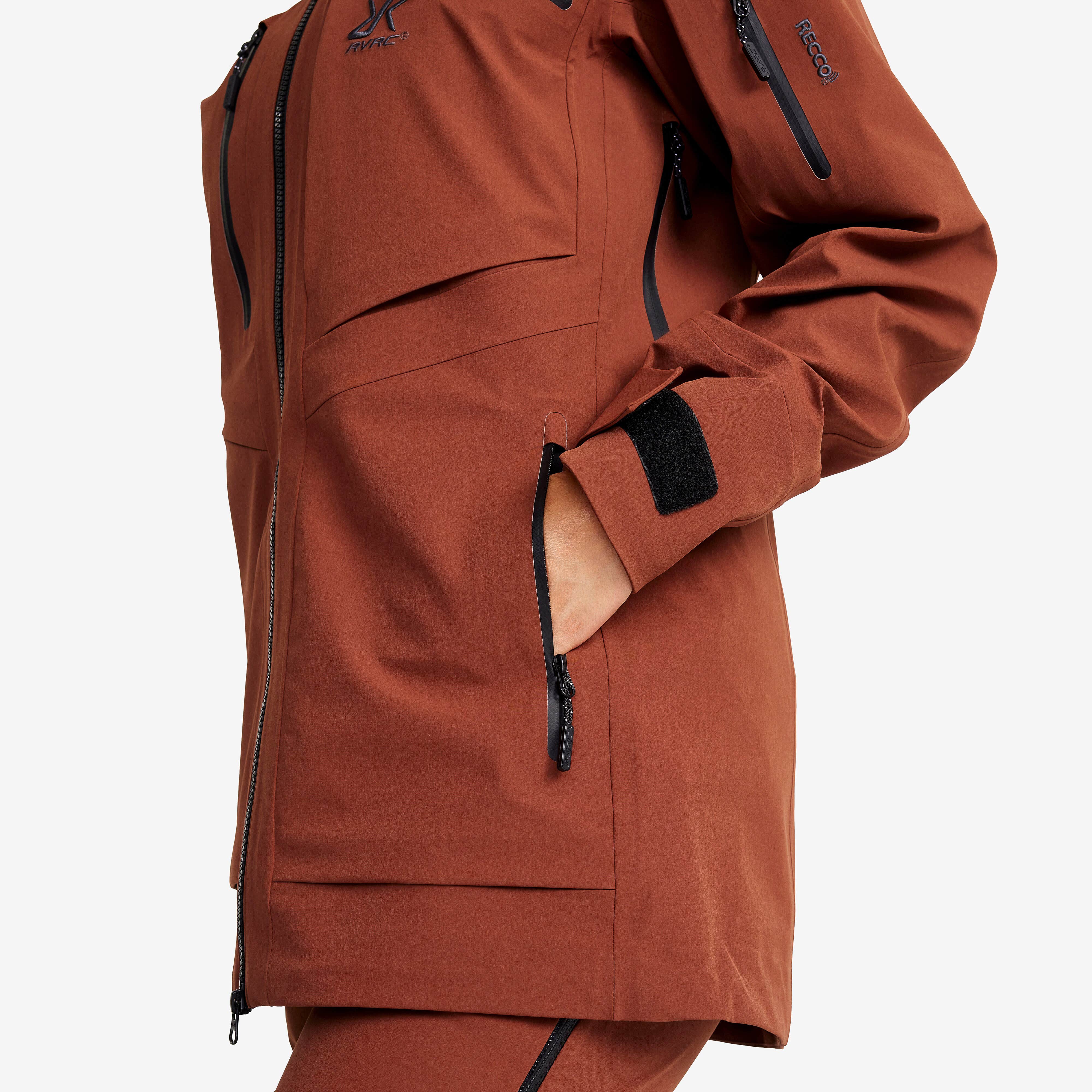 Cyclone Long 3L Jacket Femme Smoked Paprika