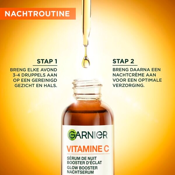 Garnier SkinActive 10% tisztaságú C-vitaminos pigmentfoltok elleni éjszakai szérum 30ml