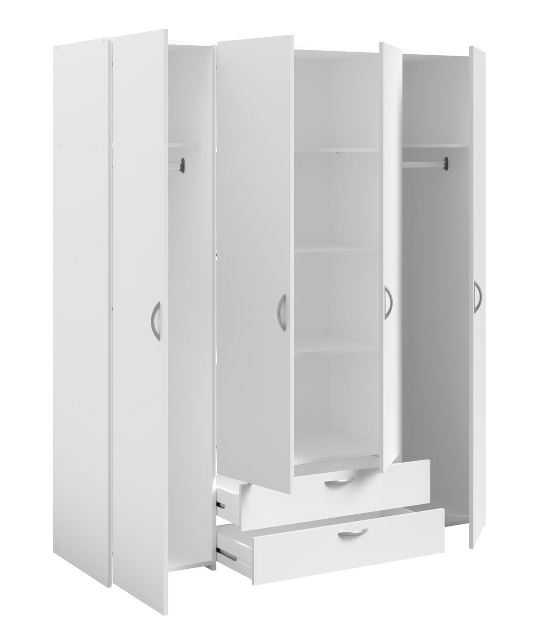 Parisot Kleiderschrank, 4-trg., Daily 1
