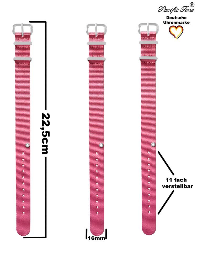 Pacific Time Quarzuhr Kinder Armbanduhr Lernuhr Wechselarmband mit Einhorn Charms, Mix und Match Design - Gratis Versand