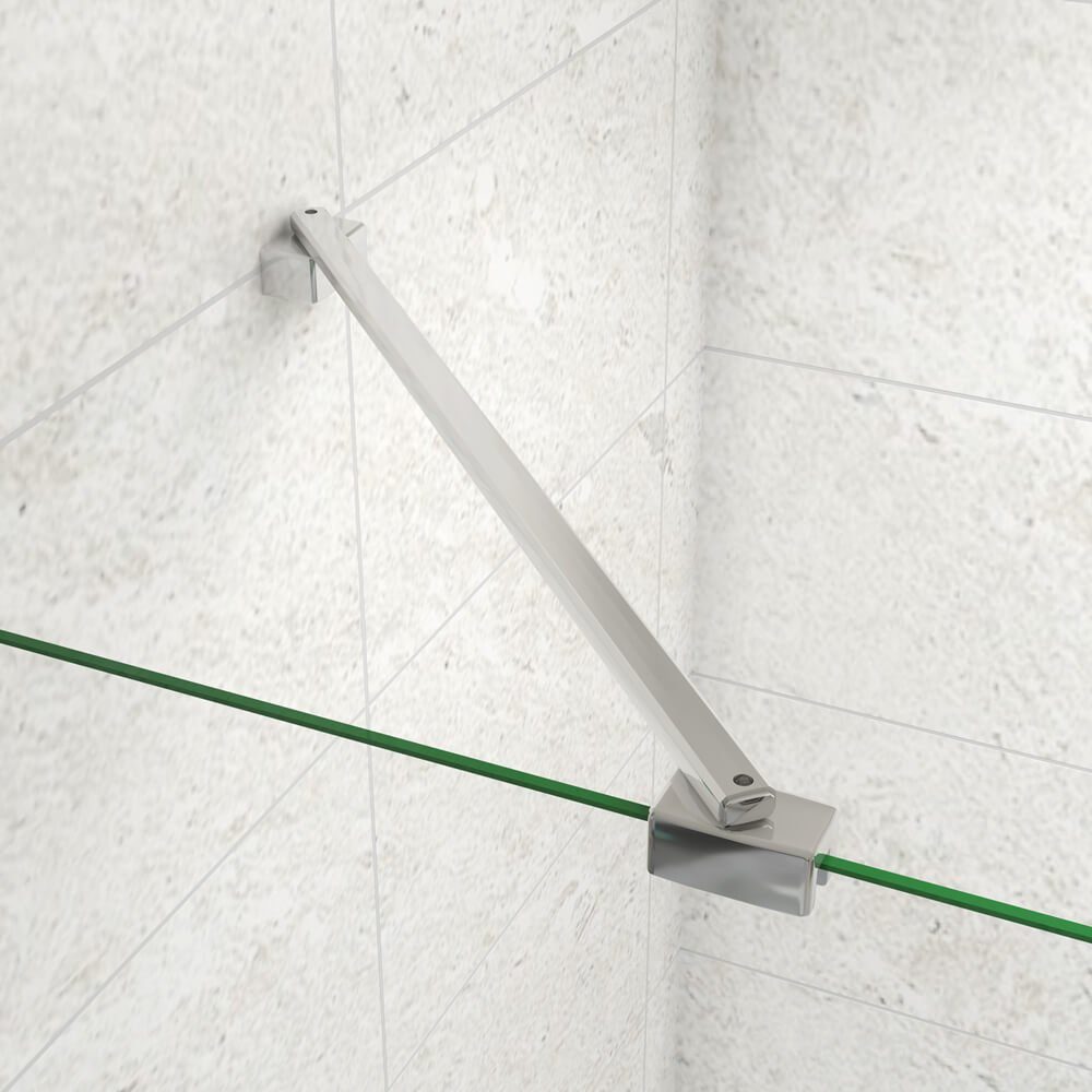 duschspa Badewannenaufsatz 6mm 140cm NANO Glas Duschtrennwand auf Badewanne, Einscheibensicherheitsglas, Sicherheitsglas, (Set)