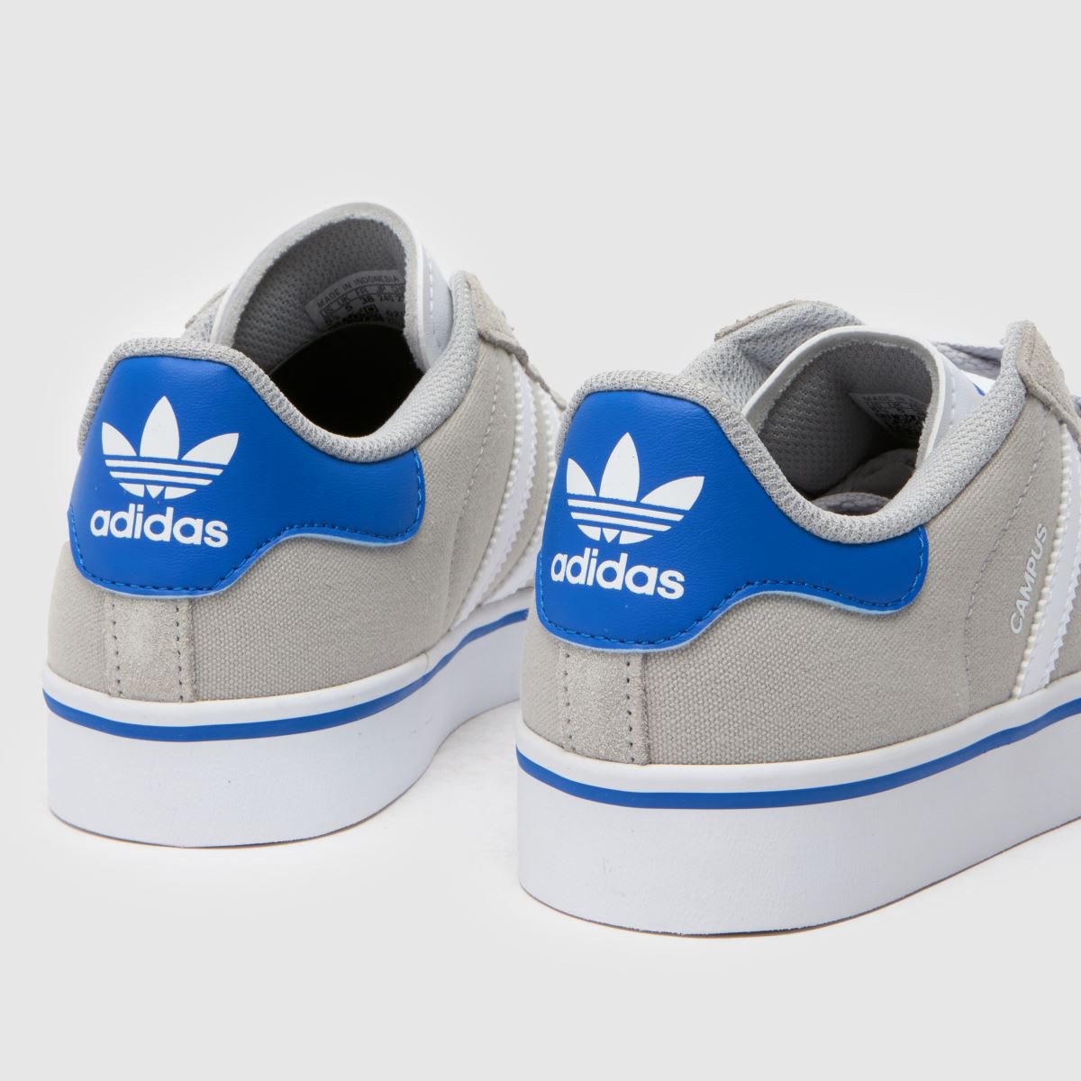 adidas grå multi campus vulc ungdomsskor