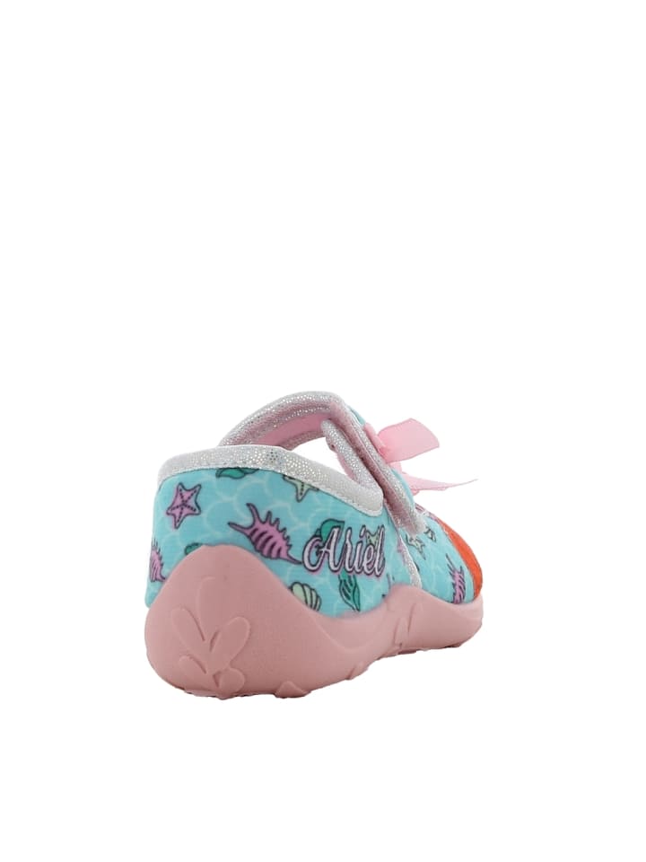 Disney Princess Hausschuhe mit The Little Mermaid Motiv, in  Blau, Ballerina design günstig kaufen