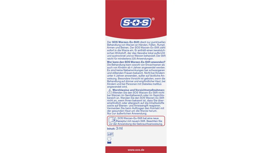 SOS Warzen-Ex-Stift 1 ml