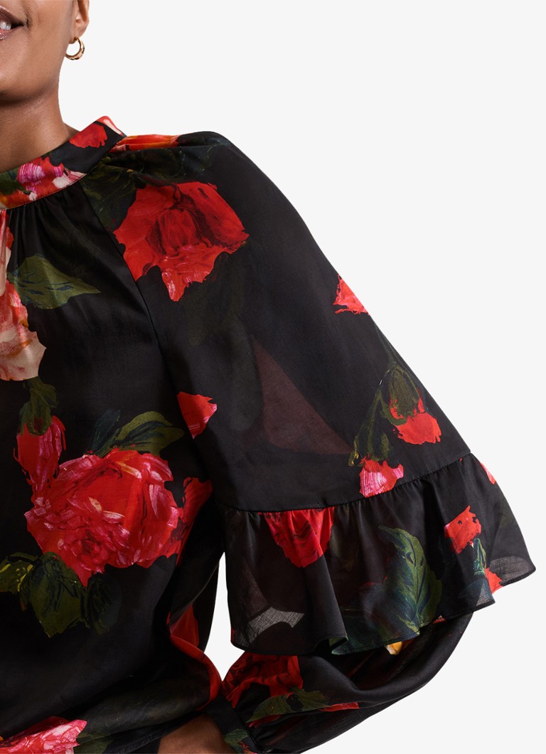 Φυλαχτό Celina Floral Tunic με Όγδοη Φάση