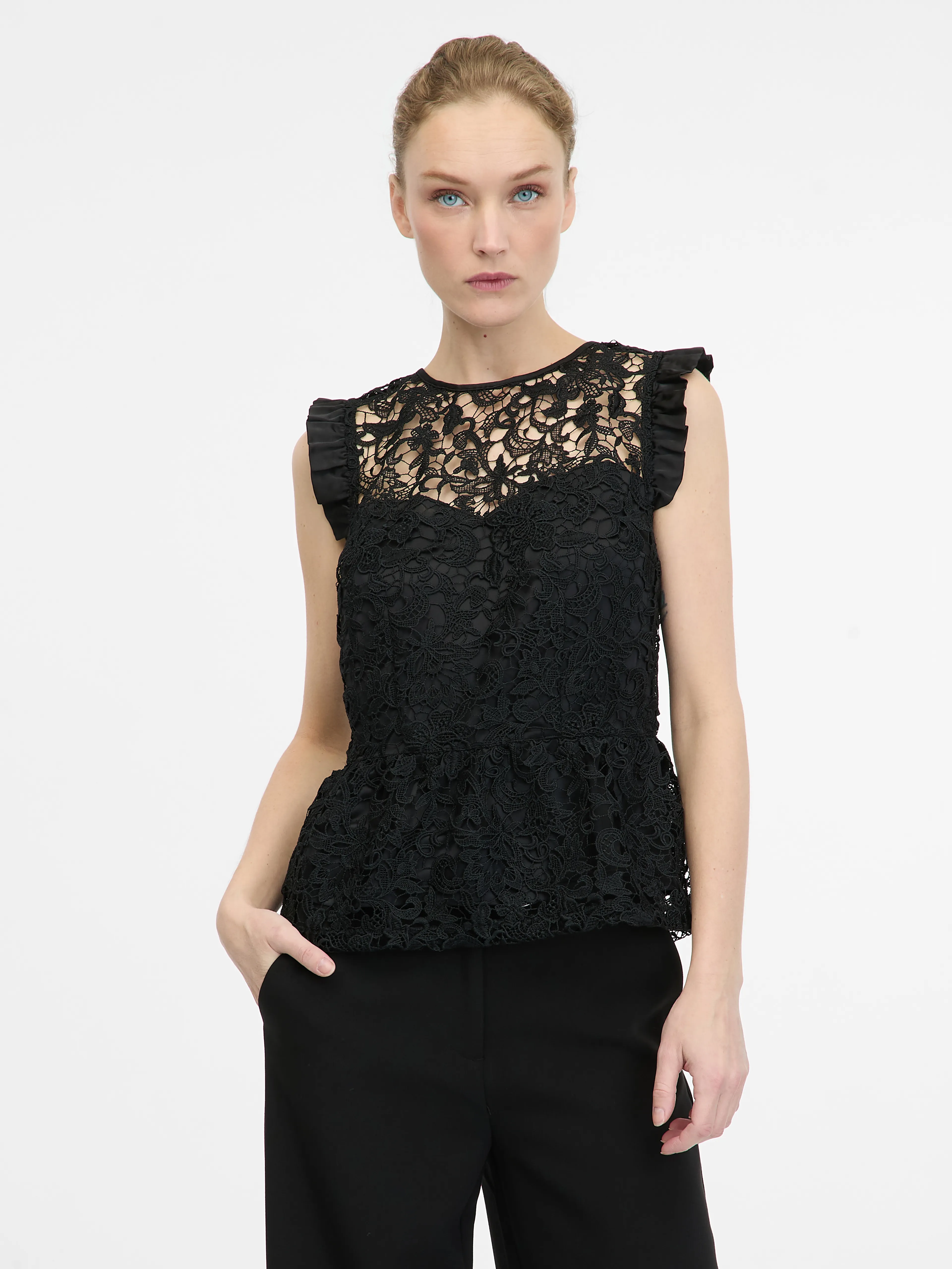 Schwarze Damenbluse ORSAY