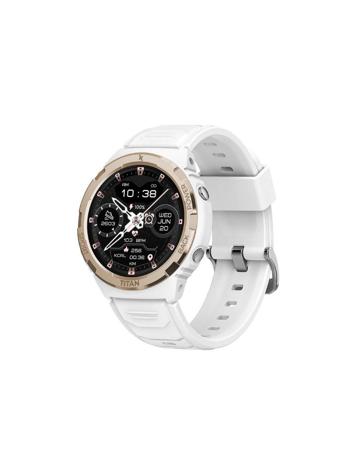 Maxcom Robuste Smartwatch mit 1,3 Zoll AMOLED-Display in Weiß günstig kaufen onesize
