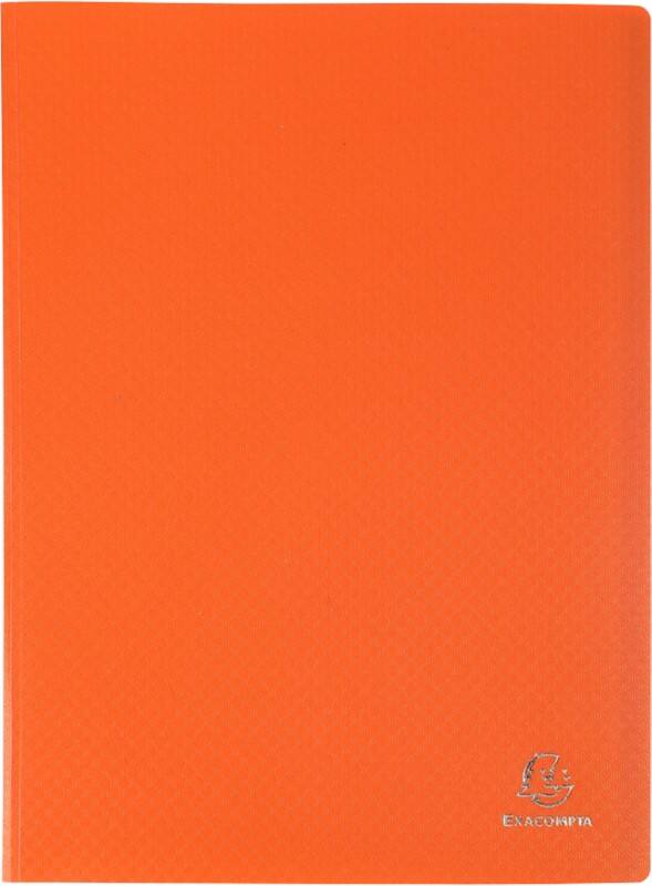 Exacompta OpaK Präsentationsmappe 20 Taschen DIN A4 Orange 20 Stück