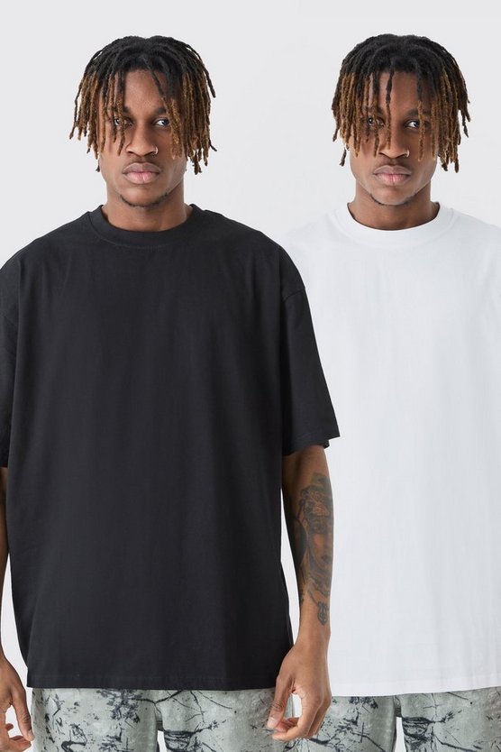 Tall 2er-Pack Oversize T-Shirts