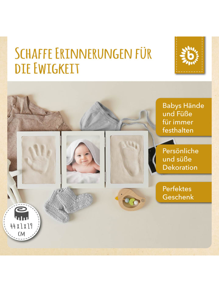 Bieco Spielwaren Abdruckbild Gipsabdruck Komplettset in Weiß günstig kaufen onesize