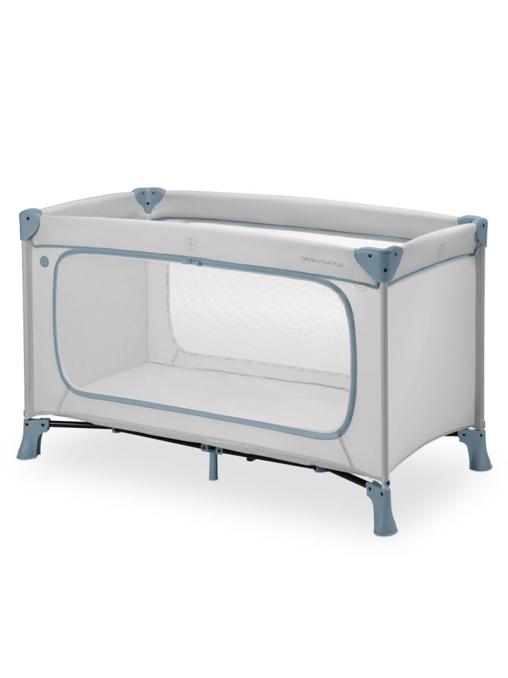 Hauck Reisebett Dream N Play Plus (mit seitlichem Einstieg) in grau,blau günstig kaufen onesize