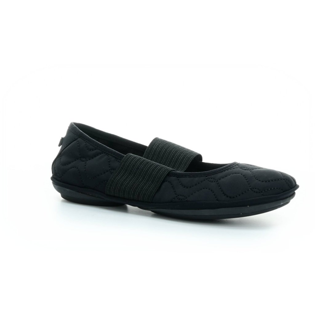 Camper Right Nina Kyle Negro Embroidery Black (K201584-002)) AD Ballerinas